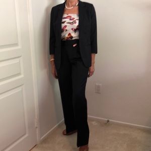 NAVY “THE ROW”PANT SUIT